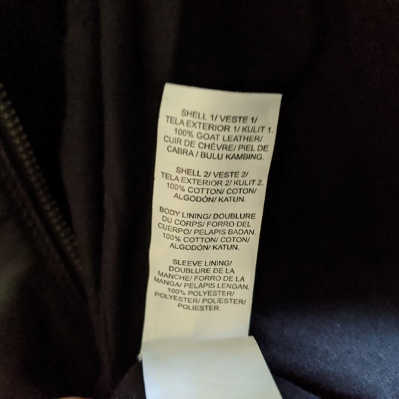 NWOT Lucky Brand Moto Jacket (Leather + Cotton) - Picture 5 of 5